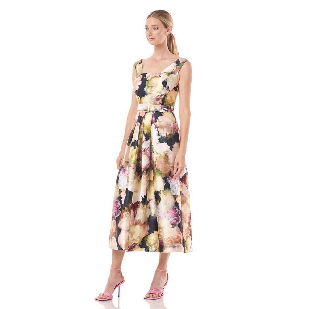 Kay Unger Perry Fit & Flare Dress US 6 $398